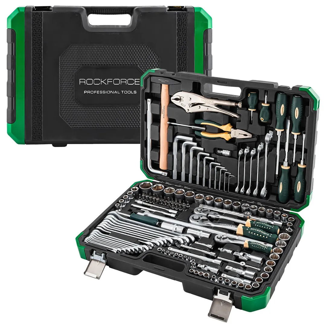 Набор инструментов 142+2 пр 1/4''&3/8''&1/2'' 6-гр&12-гр RockForce RF-41421+2