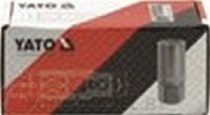 Головка свечная 3/8'' 16 мм L64 мм CrV Yato YT-3851