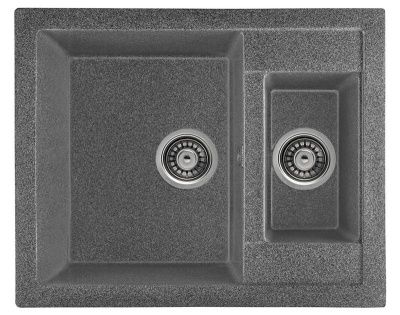 Мойка кухонная из мраморной крошки, графит, C01-24 Gerhans