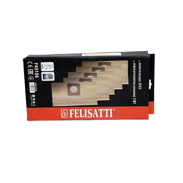 Мешки для пылесоса бумажные,30 л, к ПП-30/1400 ( 5шт) Felisatti 0523.5.0.00