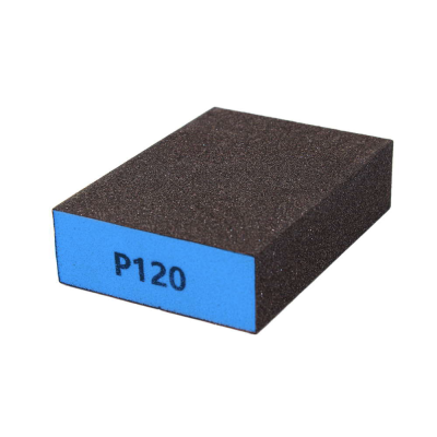 Шлифовальный блок SAND BLOCK четырехсторонний (Синий) 100*70*25mm grit 120 FORMEL 83510761012