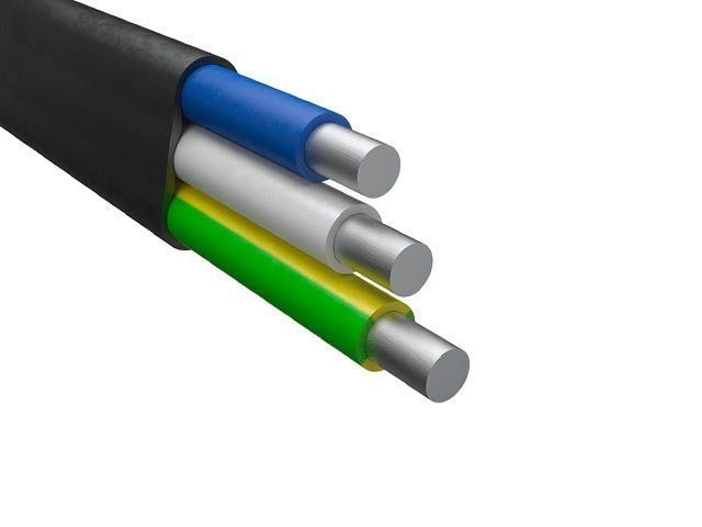 Кабель АВВГ-П 3х6,0, бухта 100м, черный БелРосКабель 1500996099204