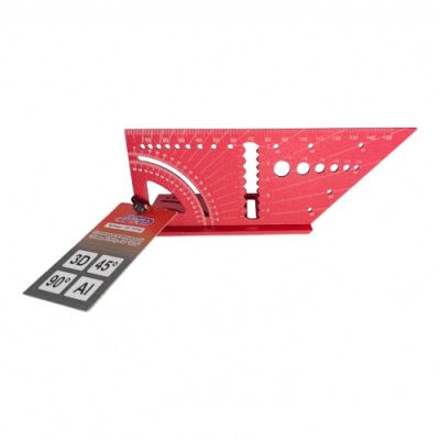 Угольник алюминиевый 150 мм 45/90-гр 3D H-D HD-70796