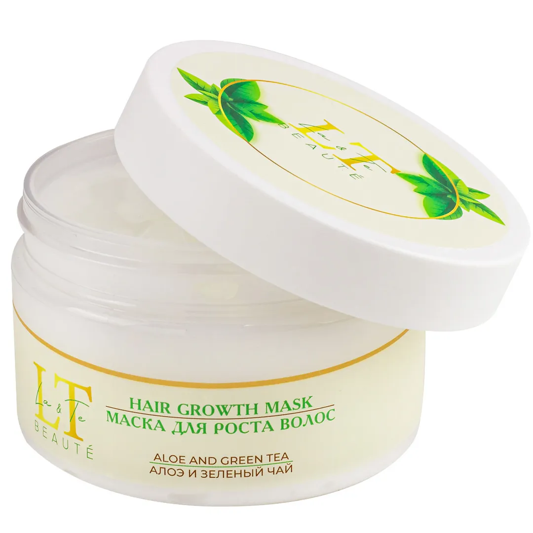 Маска для роста волос Алоэ и Зеленый чай La and Te beaute LT-2166