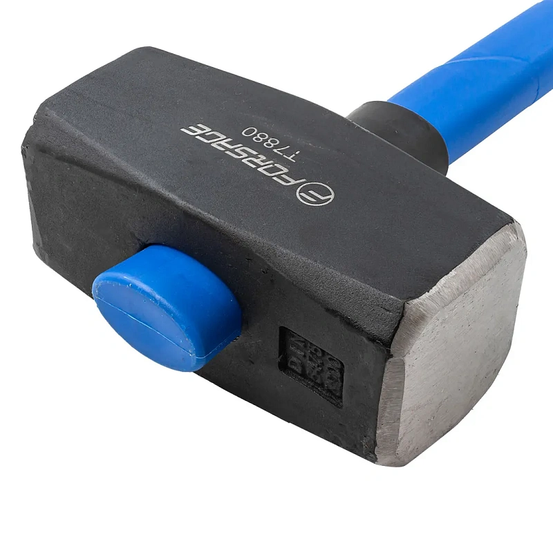 Кувалда 8 кг, с фиберглассовой ручкой и резиновой противоскользящей накладкой, L ручки-800 мм Forsage F-T7880