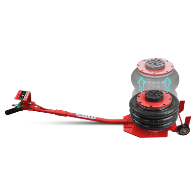 Домкрат подкатной пневматический 3 т, 145-400 мм, Ø255 мм EVERFORCE EF-TRA1723