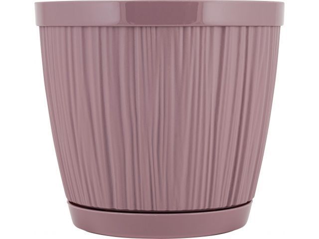 Горшок для цветов с прикорневым поливом, 1,8 л., Barcelona, морозная слива, INGREEN IG623010053