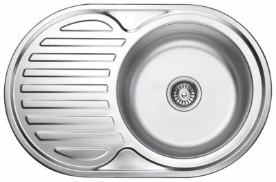 Кухонная мойка из нержавеющей стали, декорированная Ledeme L67750-6R