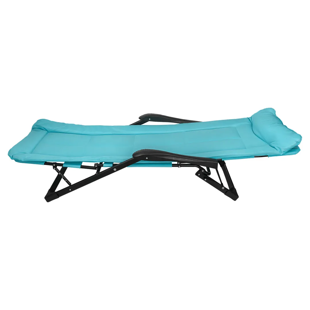 Шезлонг складной, светло-голубой ISMA ISMA-FG-HY-8000LB