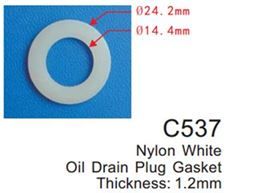Клипса для крепления внутренней обшивки а/м универсальная пластиковая, 100 шт Forsage C00537(universal)