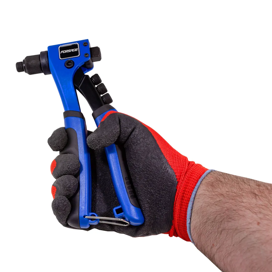 Заклепочник ручной, L-200 мм, заклепки: 2.4, 3.2, 4.0, 4.8 мм Forsage F-678200