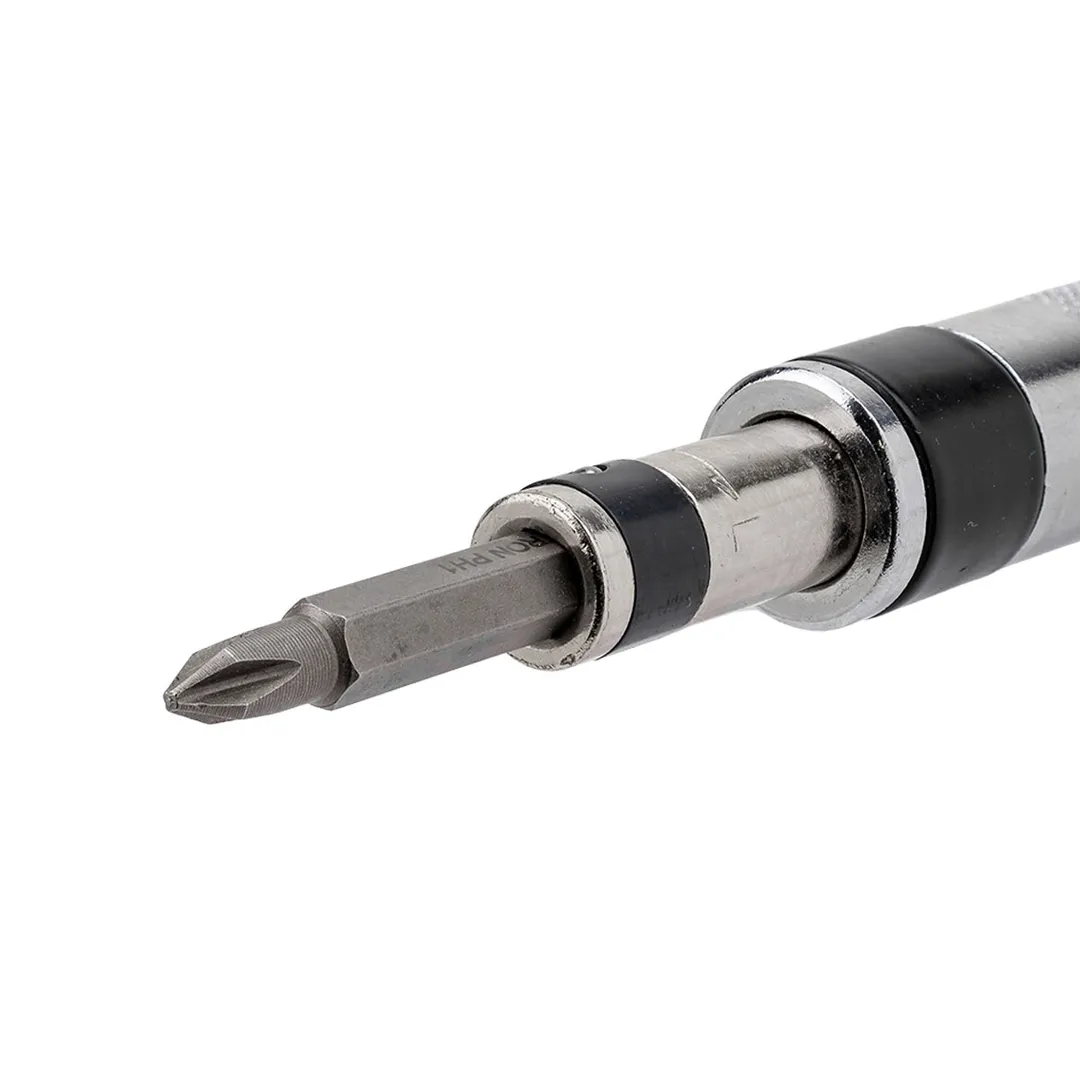 Ударно-поворотная отвертка с набором бит и экстракторами резьбы 7 пр PATRON P-5064V