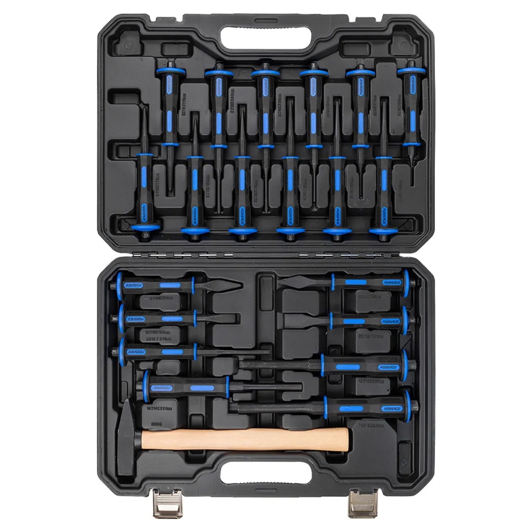 Набор зубил и выколоток 21 пр Forsage F-5211K