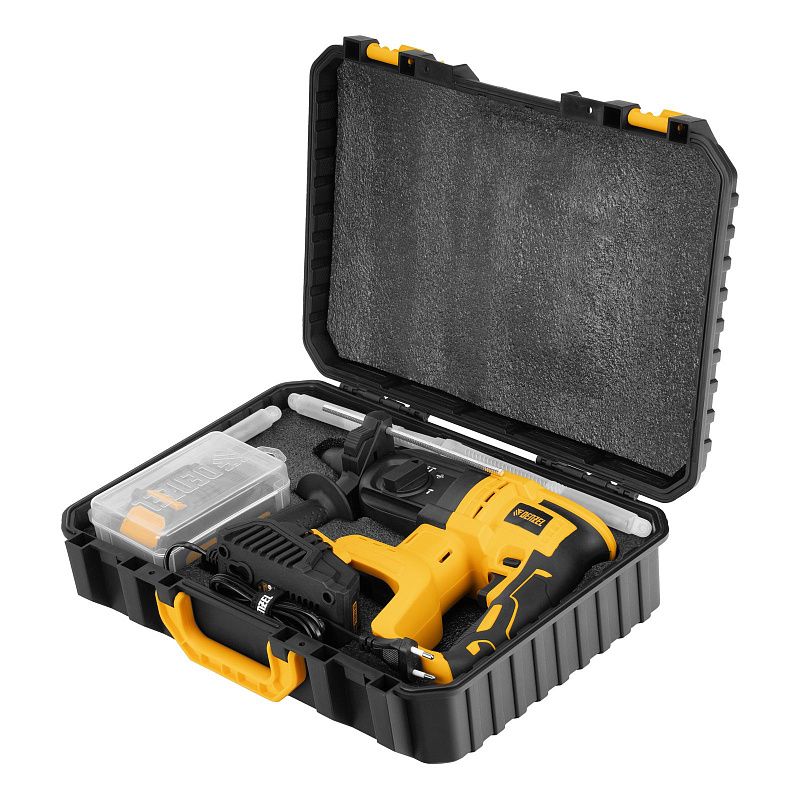 Перфоратор аккумуляторный бесщет. RHH-BL-20-28, 3 Дж, Li-Ion, 20 В Denzel 26707