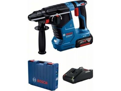 Аккум. перфоратор GBH 187-LI в чем., 18.0 В, 2.4 Дж, 1 аккумулятор GBA 18V 5.0Ah, GAL 18V-40 Bosch 0611923022