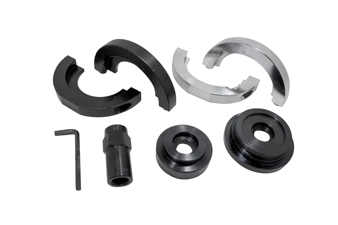 Съемник ступичных подшипников в комплекте с оправками VW Transporter T5, Touareg, Multivan 85 мм RockForce RF-917T3