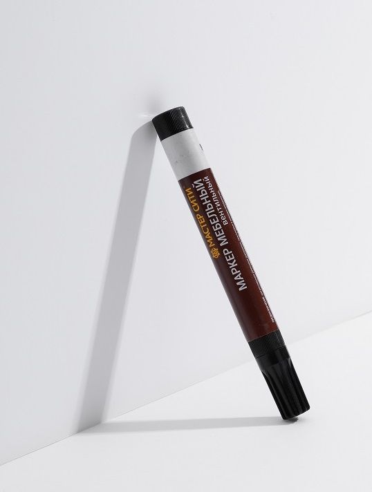 Маркер мебельный белый спиртовой вентильный Мастер Сити 70924