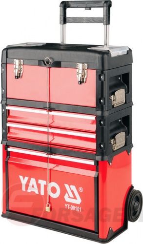 Ящик для инструмента металлический 52X32X72см Yato YT-09101