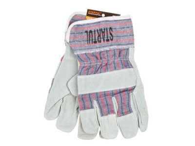 Перчатки спилковые комбинированные, 10 р-р STARTUL ST7158