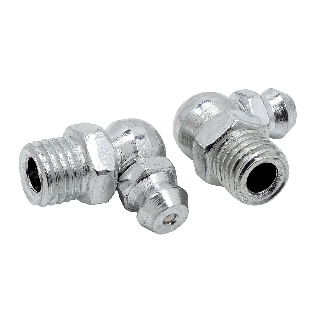 Пресс-масленка 10 мм угловая 90°, комплект 10 шт RockForce RF-GN-01-90-10MM