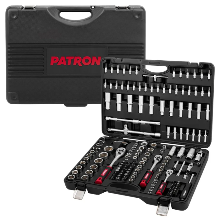 Набор инструментов 179 пр 1/4''&3/8''&1/2'' 6-гр PATRON P-41793-5