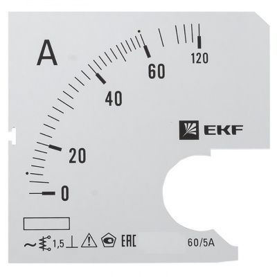 Шкала сменная для A961 60/5А-1,5 EKF PROxima s-a961-60