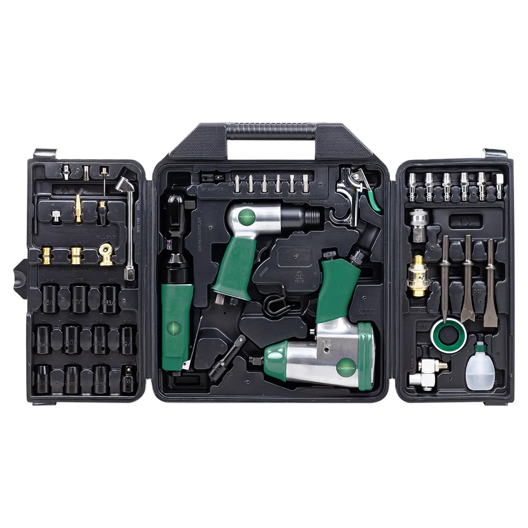 Набор пневматического инструмента с аксессуарами 50 пр. RockForce RF-RP7850-50 (RP7412, ST-5540, RP17621)