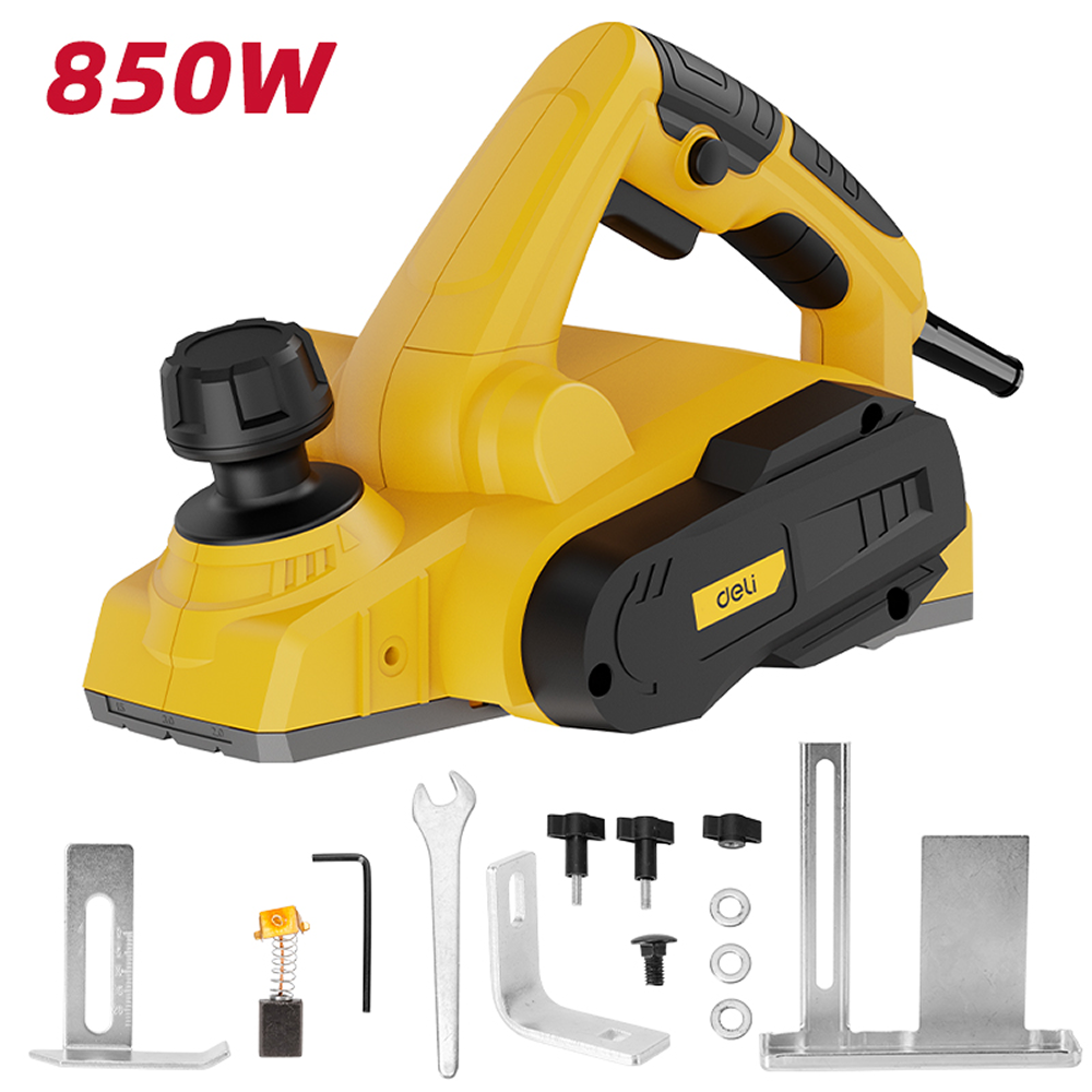 Рубанок электрический Deli YS EDC592, сетевой, 850 Вт, 17000 об/мин., 82 мм., 2,5 мм