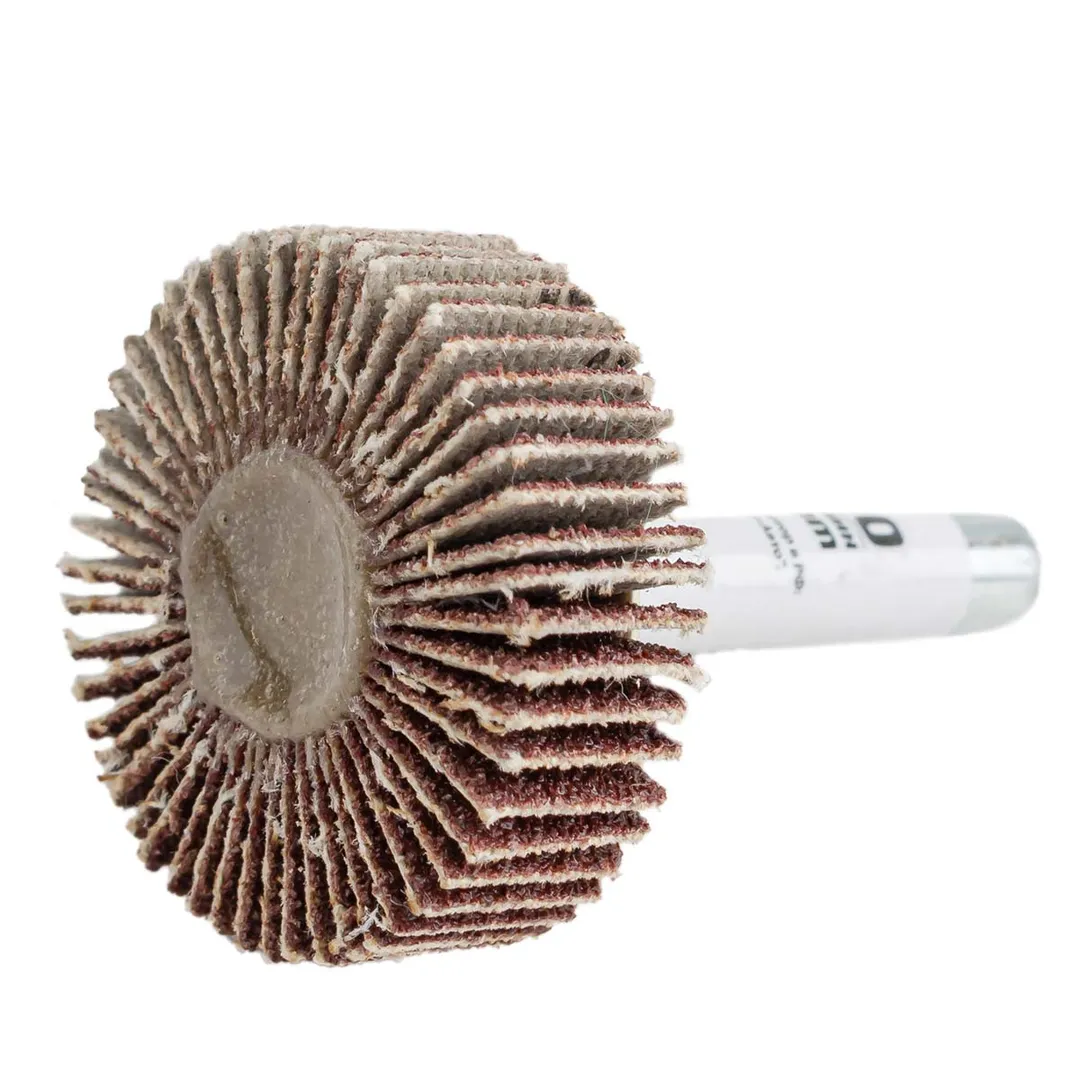 Круг шлифовальный лепестковый P100, 30х10 мм, цанга 6 мм, max 10 000 об/мин RockForce RF-FD5100Р