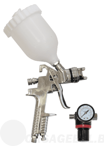 Краскораспылитель пневматический MASTER G600/1.4 HVLP с верхним бачком + редуктор FUBAG 110106