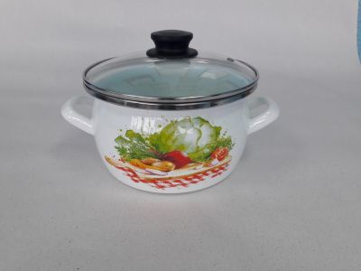 Кастрюля 1,5л (сфера) "Овощи" Сантэкс 1-2415112(Бл)(14)