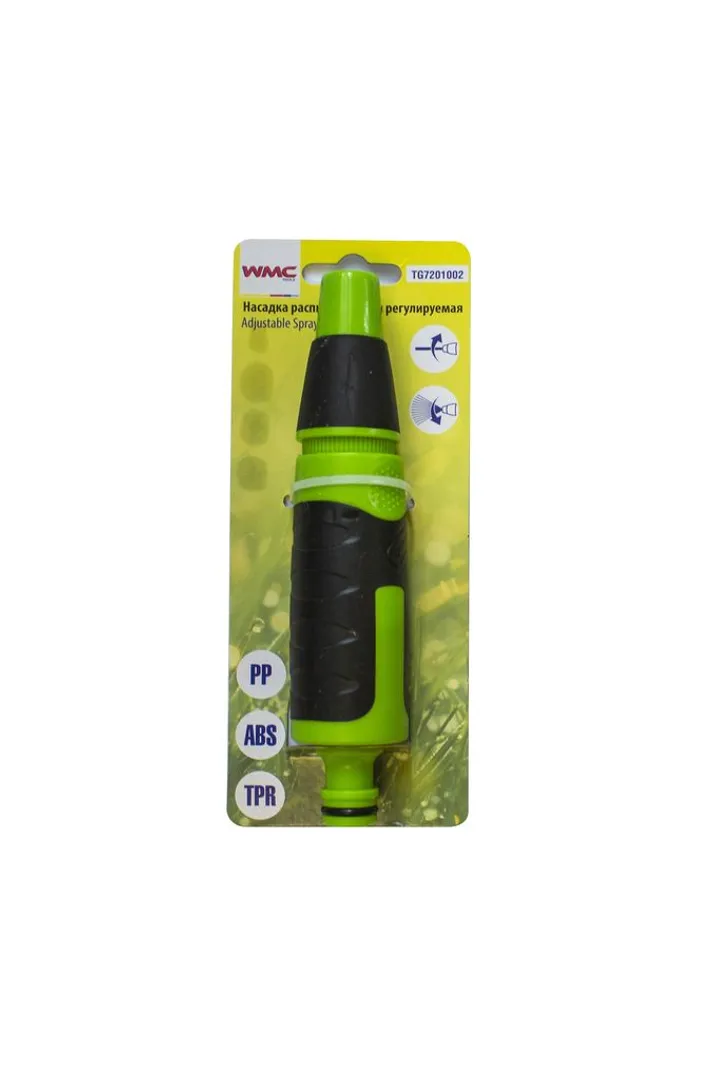 Насадка-распылитель пластиковая с регулировкой диаметра распыления L-170 мм WMC TOOLS WMC-TG7201002