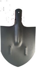 Лопата штыковая остроконечная порошковая окраска термообработка, S=1,3-1,5 мм, без черенка Агростройлидер САД-01.12/1