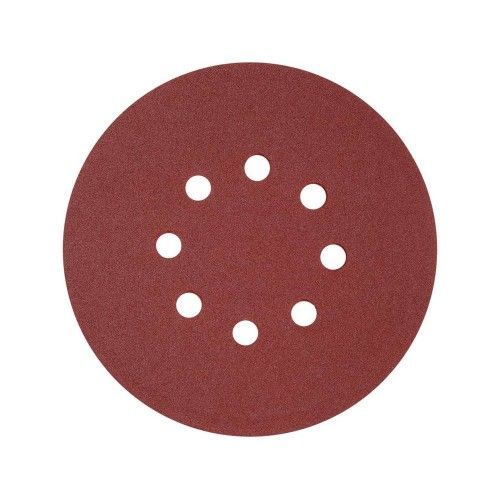 Круг шлифовальный 150 мм Р100 с 8 отверстиями, 50 шт Yato YT-834594