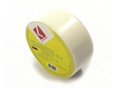 Лента стеклотканевая (серпянка) 45ммх45м самокл. LIHTAR 4814273000072