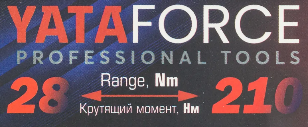 Ключ моментный 28-210Нм, 1/2'' YATAFORCE YF-6474470TB