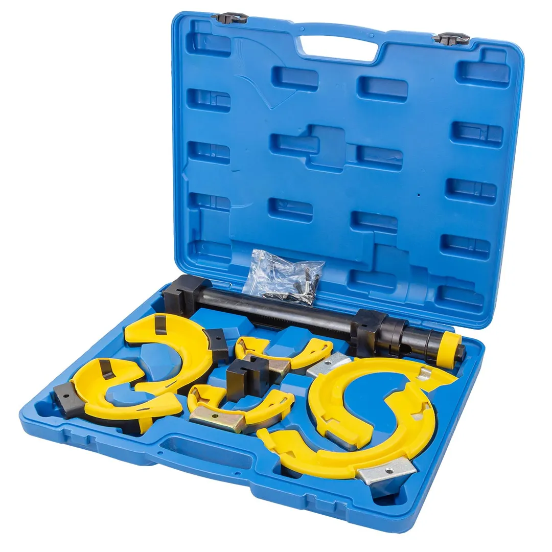 Стяжка пружин с 3 парами захватов и пластиковыми накладками 7 пр. RockForce RF-908T8