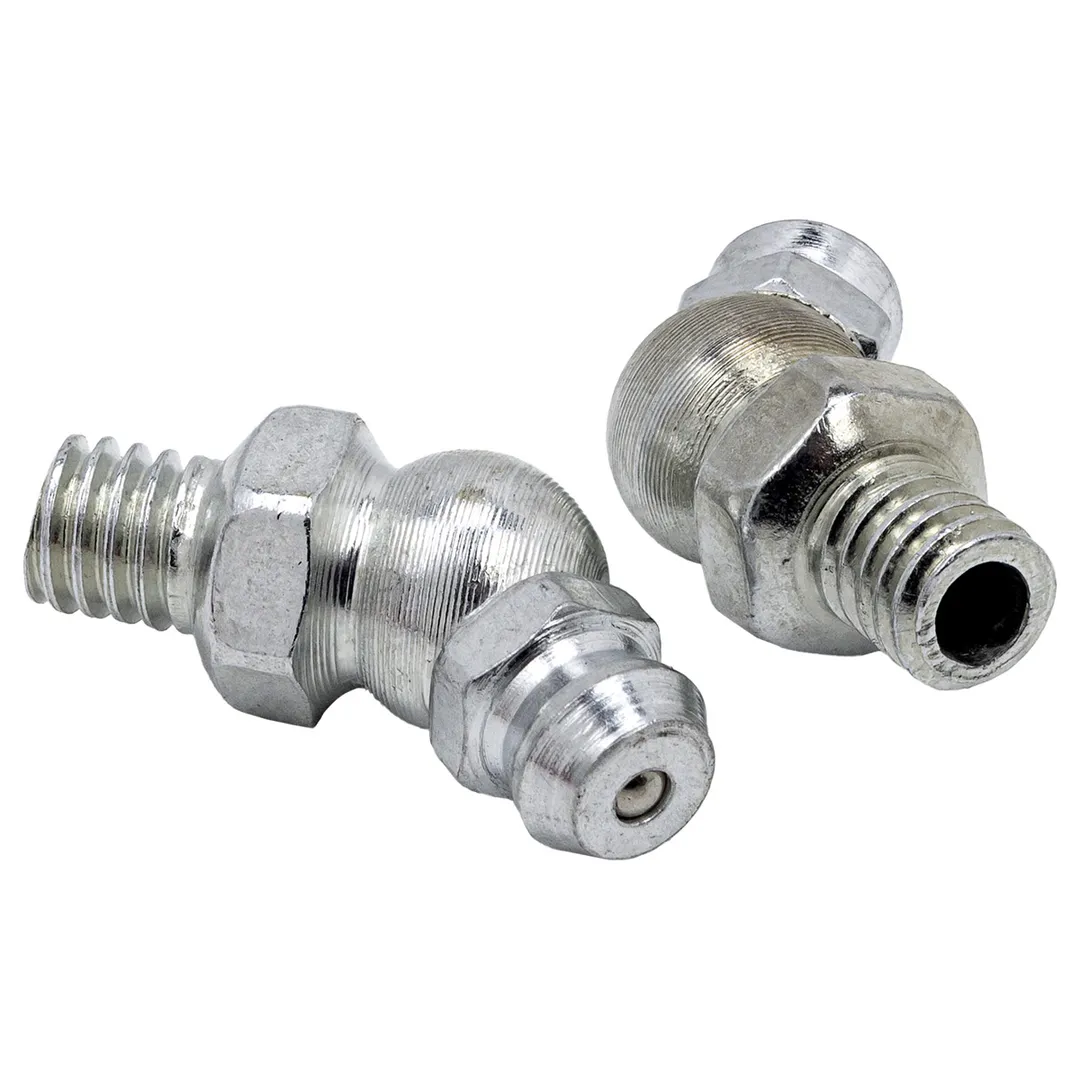 Пресс-масленка 6 мм угловая, 45°, комплект 10 шт. Forsage F-GN-01-45-6MM