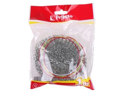 Скребок (губка) металлический 1 шт Perfecto Linea 45-001500