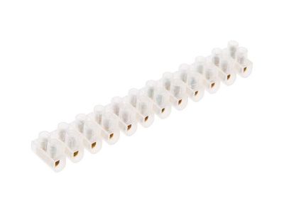 Зажим винтовой ЗВИ-10А, 2,5-6 мм2 12 пар ПЭ, клеммная колодка Юпитер JP7207-01-01