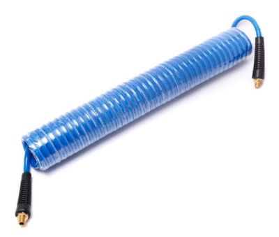 Шланг витой полиуретановый 12х8 мм, 15 м, с резьбовыми наконечниками 1/4'' Partner PA-AHC-48F