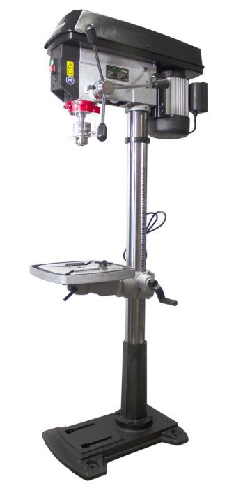 Станок сверлильный напольный 220В, 900Вт, 170-3000об/мин, диаметр сверла - 5-20 мм, 16 скоростей RockForce RF-DP43028F