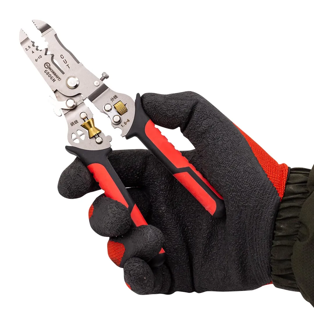 Плоскогубцы многофункциональные 10 в 1 175 мм ForceKraft FK-6806N