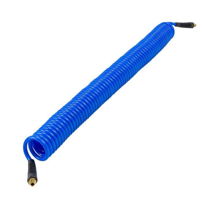 Шланг витой полиуретановый 6,5х10 мм, 5 м с резьбовыми наконечниками 1/4'' Forsage F-AHC-48A