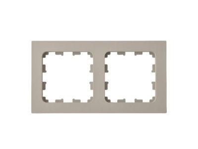 Рамка 2-местная песочная Astrum, Bylectrica ЮЛИГ.735212.572 песочн