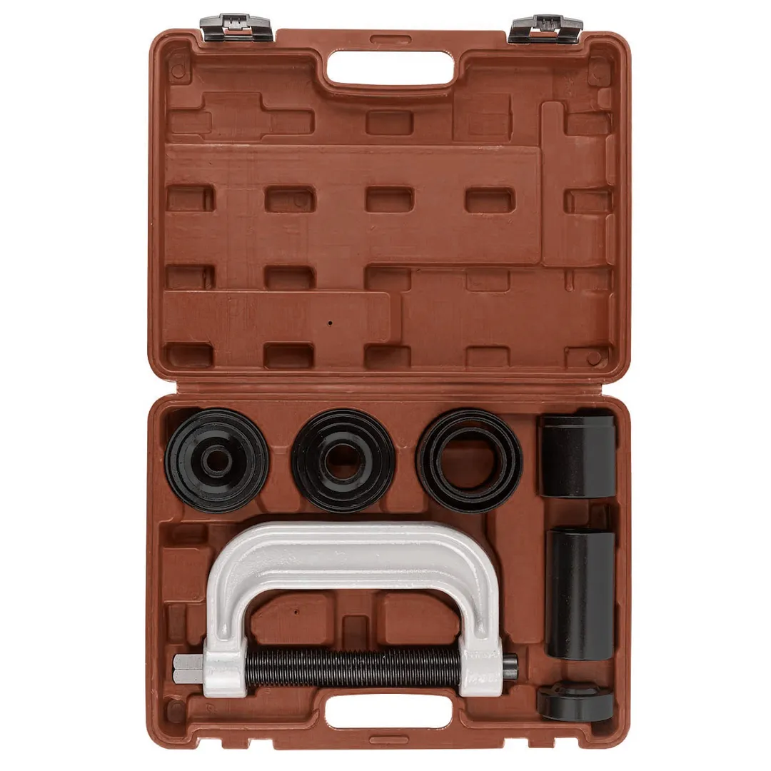 Набор инструментов для снятия и установки шаровых опор, подшипников, сайлентблоков 10 пр FORSTIME FT-909T2