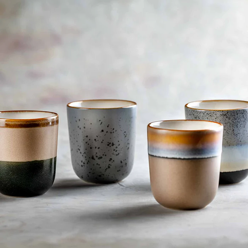 Чашка керамическая "ROMA", 330 мл, ассорти