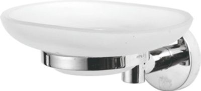 Мыльница, сталь + стекло, хром Ledeme L1702