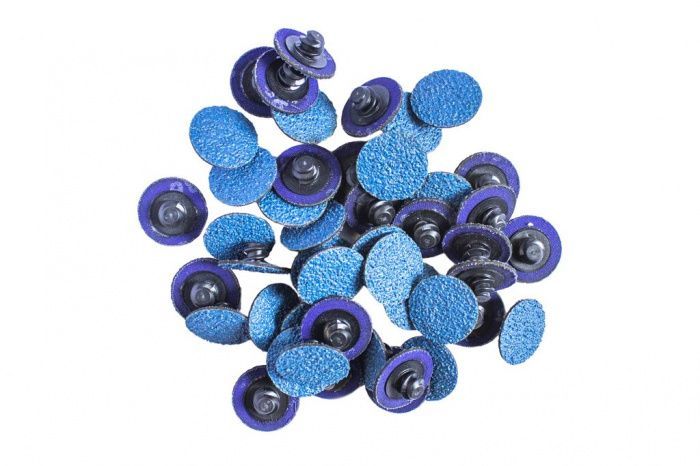 Круг абразивный шлифовальный 75 мм P100 красный к-т 50 шт Forsage F-BD3100C