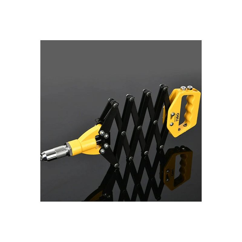 Заклепочник рычажно-складной Deli YS EDL236932, 812 мм, 3.2-6.4 мм, желтый, черный